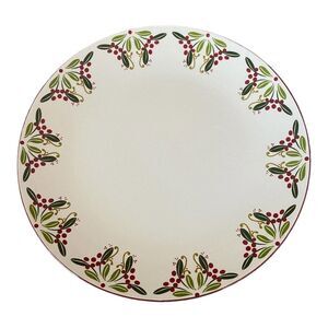 AMERICAN ATELIER BARGELLO DINNER PLATE HTF/RARE Holiday See Description